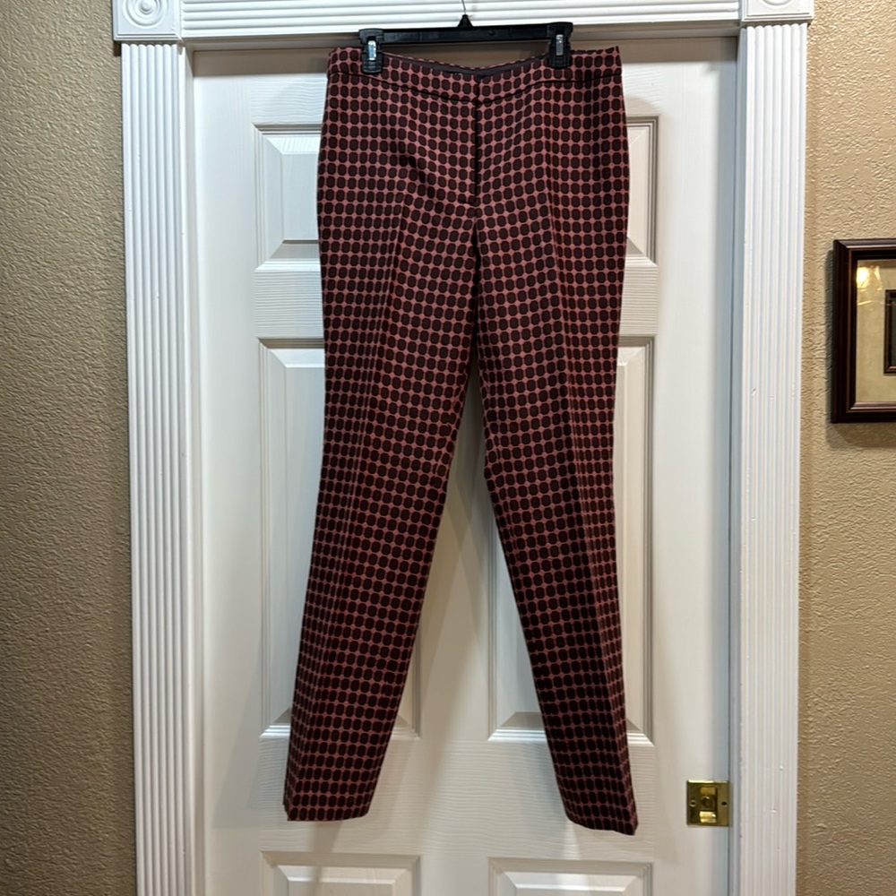 100% wool straight leg trousers.  Beautiful like new condition.